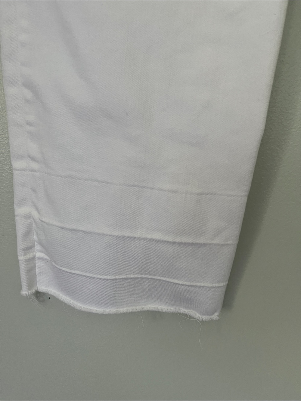Talbots White Cropped Sailor Button Pants - Picture 7 of 7